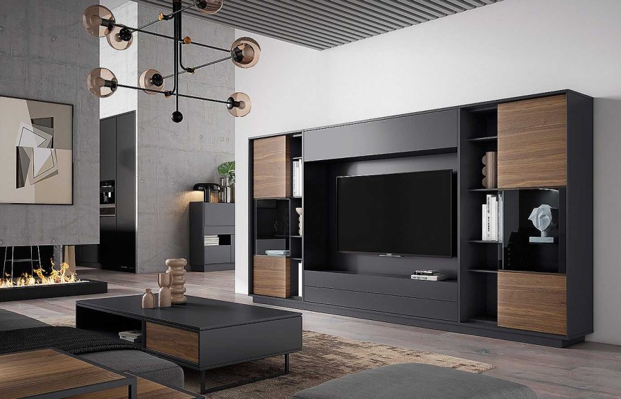 Sal N A.Brito | Estanter A Mueble Tv Ideas 731 De A.Brito Con Luz Led