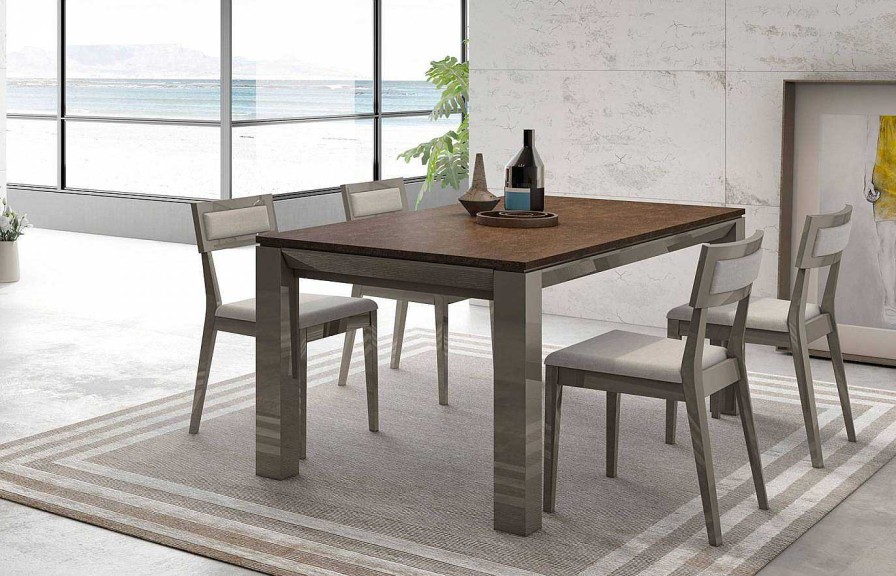 Comedor Dismobel Mesas Extensibles Rectangulares | Mesa Comedor Ginza + Mj02 De A.Brito