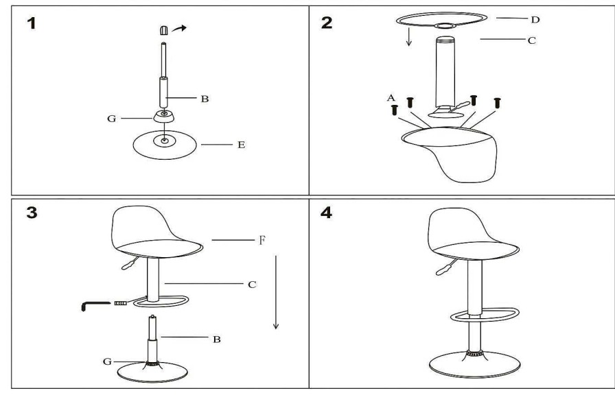 Comedor Dismobel Taburetes | Taburete Lieber Negro