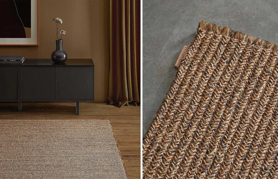 Decoraci N Naturtex Alfombras De Interior | Alfombra Sisal Rope Line De Naturtex