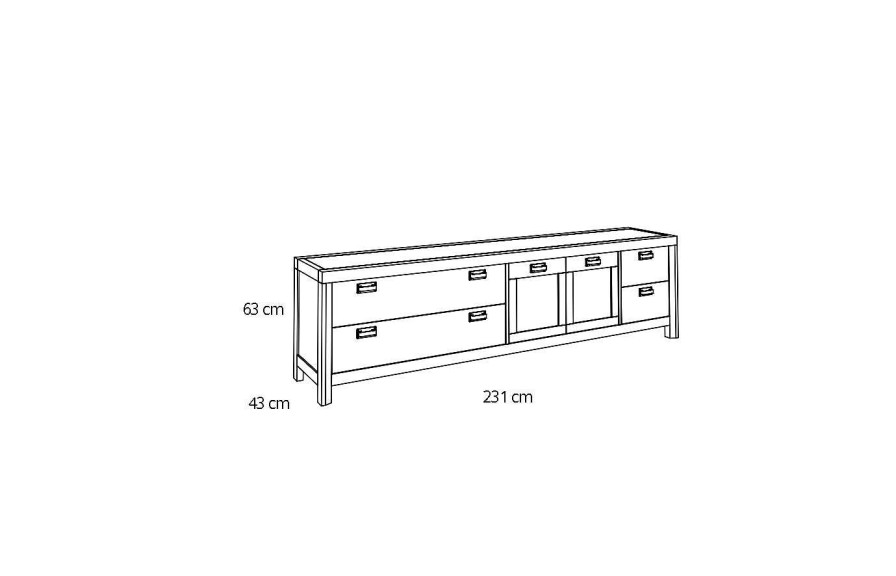 Sal N Grupo Seys | Mueble Tv Lyon 231 De Grupo Seys