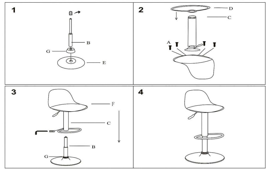 Comedor Dismobel Taburetes | Taburete Lieber Gris