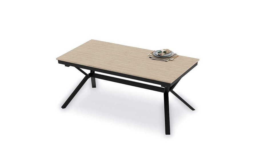 Comedor Baixmoduls Mesas Extensibles Rectangulares | Mesa De Comedor Extensible X De Baixmoduls