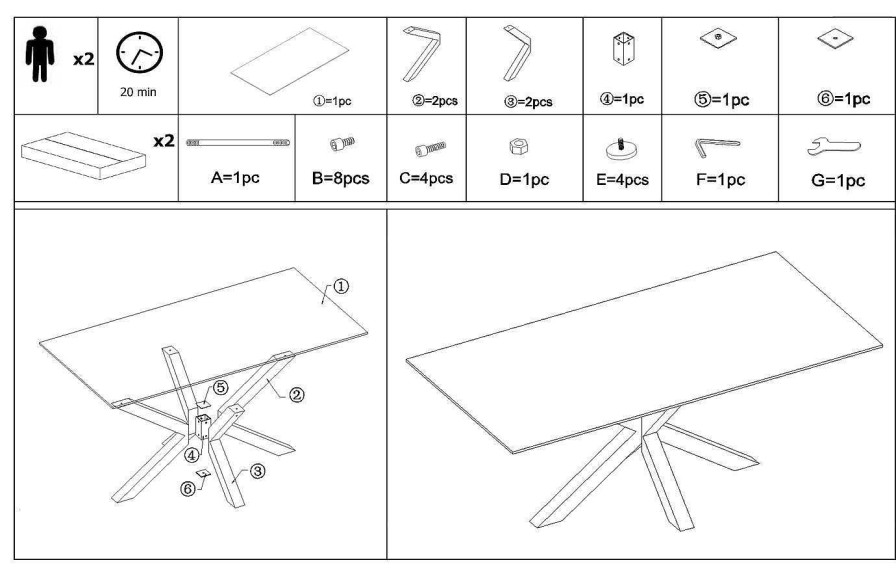 Comedor Dismobel Mesas Fijas Est Ndar | Mesa De Comedor Plinto Natural-Transparente