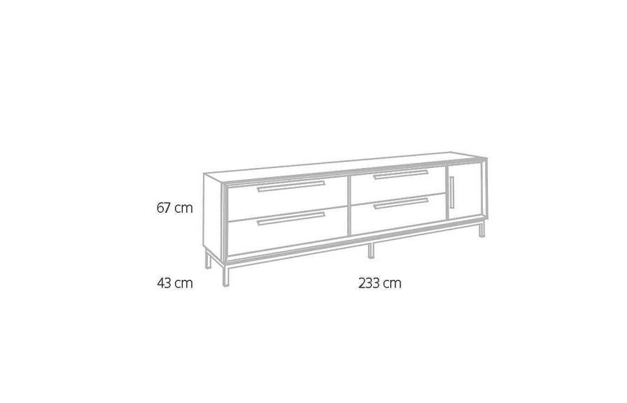 Sal N Grupo Seys | Mueble Tv Estoril 233 De Grupo Seys